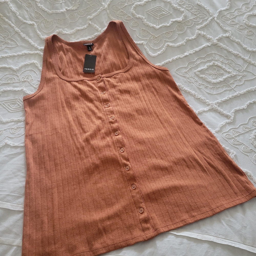 Torrid Women's Orange Tank Top